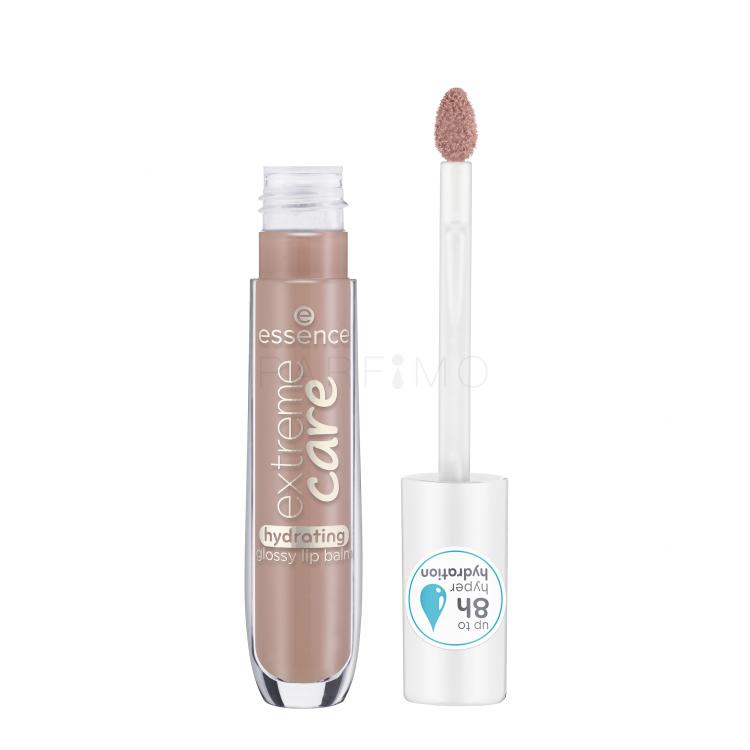 Essence Extreme Care Hydrating Glossy Lip Balm Balsam de buze pentru femei 5 ml Nuanţă 03 Milky Cocoa