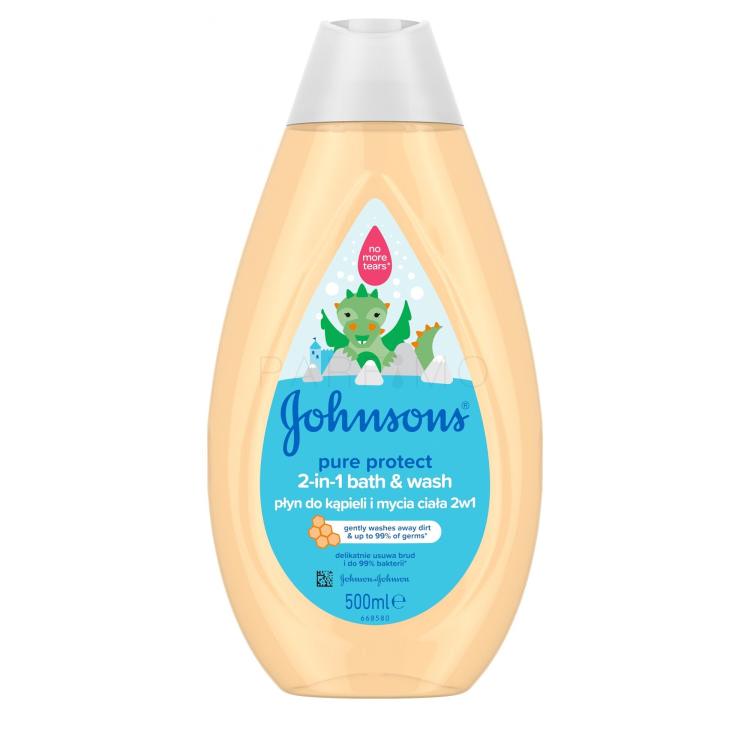 Johnson´s Kids Pure Protect 2-in-1 Bath &amp; Wash Gel de duș pentru copii 500 ml