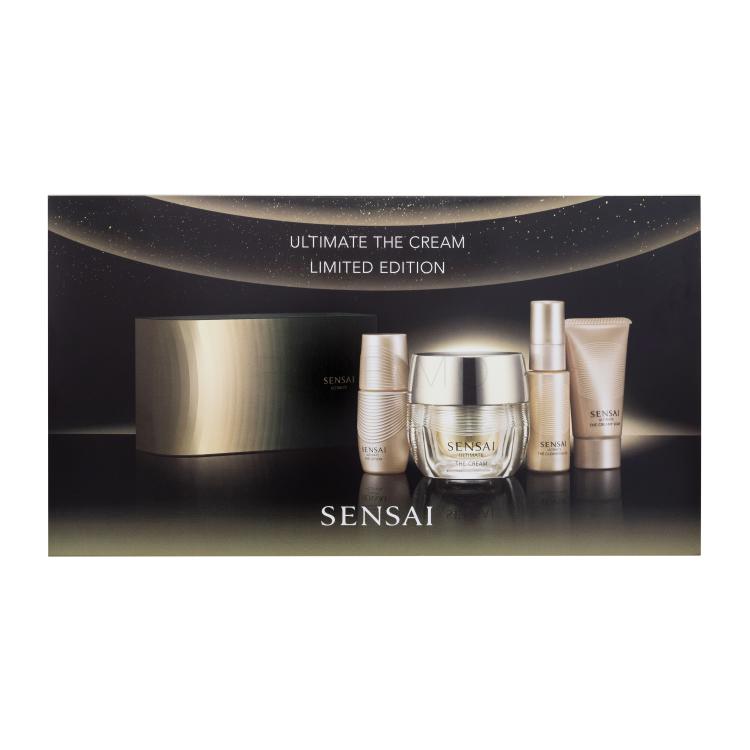 Sensai Ultimate The Cream Limited Edition Set cadou Cremă de față Ultimate The Cream 40 ml + ulei de curățare Ultimate The Cleansing Oil 20 ml + săpun lichid Ultimate The Creamy Soap 30 ml + loțiune tonică Ultimate The Lotion 16 ml