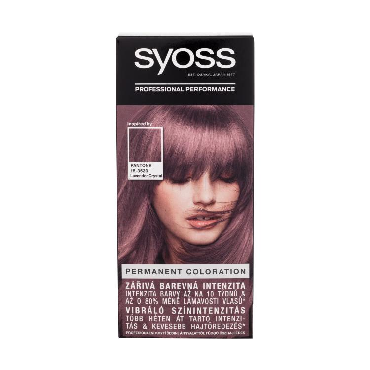 Syoss Permanent Coloration Vopsea de păr pentru femei 50 ml Nuanţă 8-23 Lavender Crystal