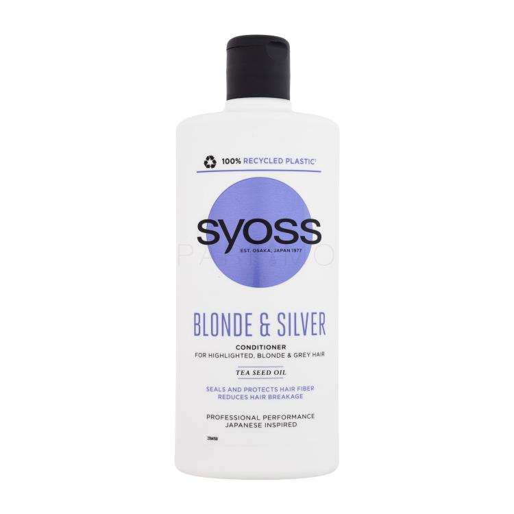 Syoss Blonde &amp; Silver Conditioner Balsam de păr pentru femei 440 ml