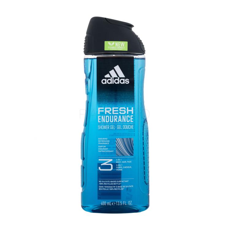 Adidas Fresh Endurance Shower Gel 3-In-1 New Cleaner Formula Gel de duș pentru bărbați 400 ml