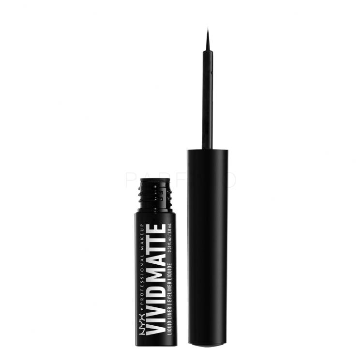 NYX Professional Makeup Vivid Matte Tuș de ochi pentru femei 2 ml Nuanţă 01 Black