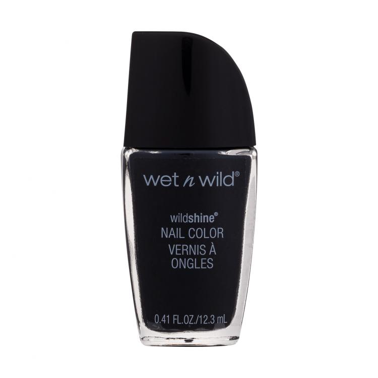 Wet n Wild Wildshine Lac de unghii pentru femei 12,3 ml Nuanţă E485D Black Creme