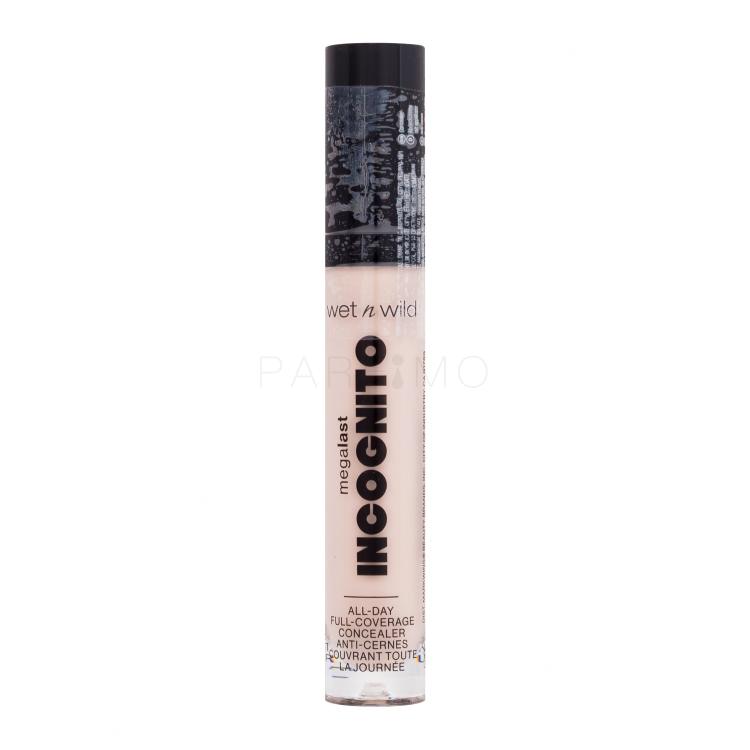 Wet n Wild MegaLast Incognito All-Day Full Coverage Concealer Anticearcăn pentru femei 5,5 ml Nuanţă Fair Beige