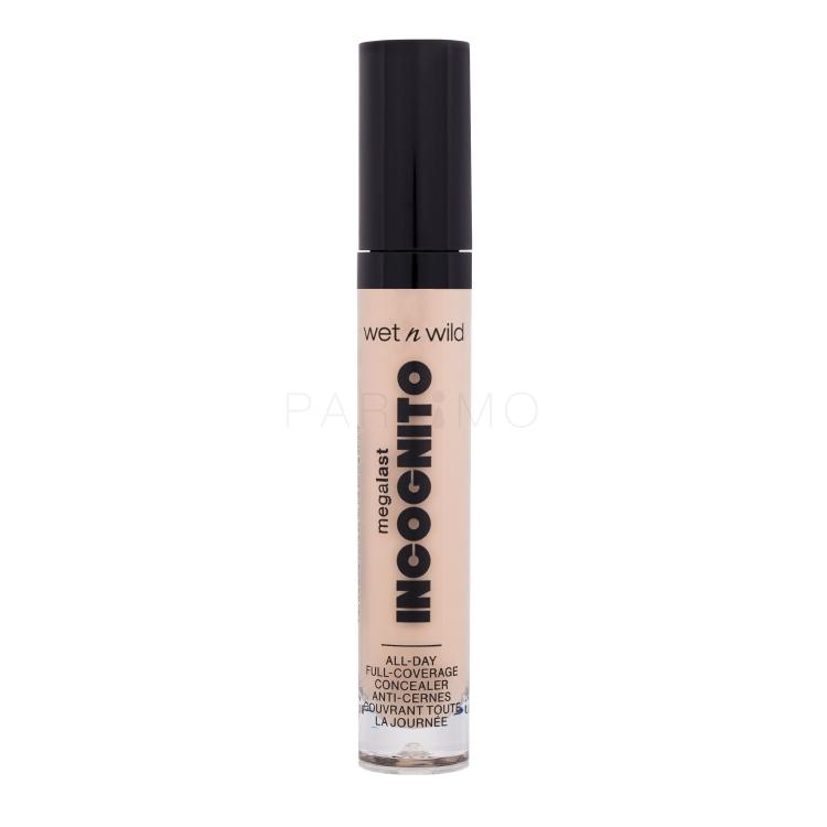 Wet n Wild MegaLast Incognito All-Day Full Coverage Concealer Anticearcăn pentru femei 5,5 ml Nuanţă Light Honey