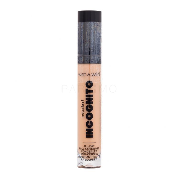 Wet n Wild MegaLast Incognito All-Day Full Coverage Concealer Anticearcăn pentru femei 5,5 ml Nuanţă Medium Honey