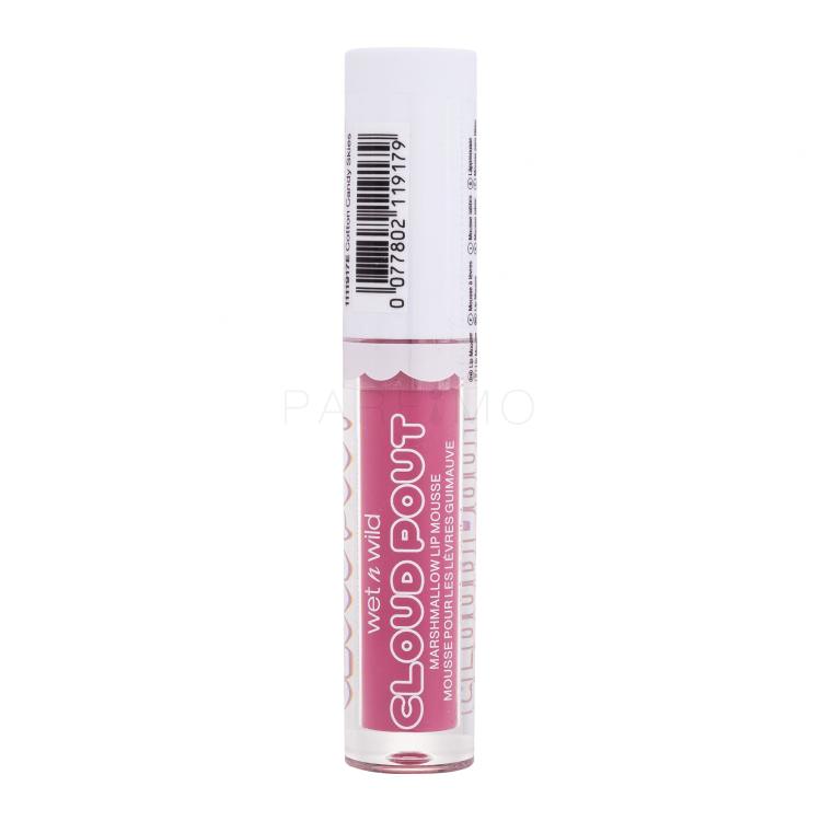 Wet n Wild Cloud Pout Marshmallow Lip Mousse Ruj de buze pentru femei 3 ml Nuanţă Cotton Candy Skies