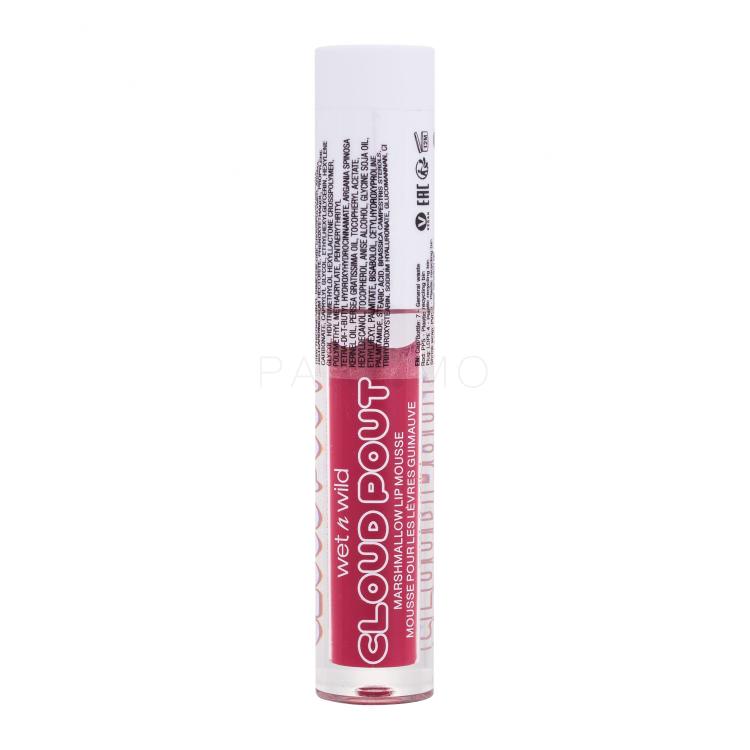 Wet n Wild Cloud Pout Marshmallow Lip Mousse Ruj de buze pentru femei 3 ml Nuanţă Marsh To My Mallow