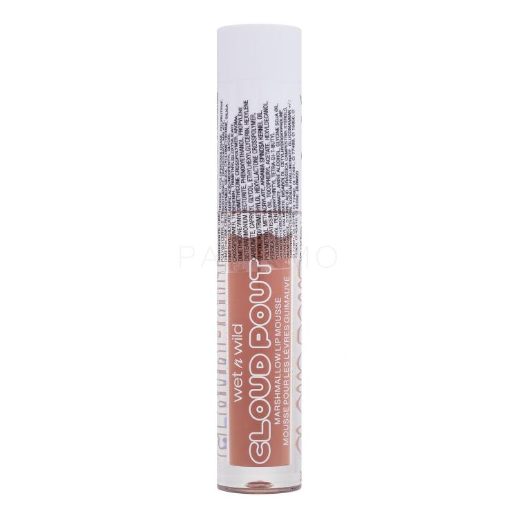 Wet n Wild Cloud Pout Marshmallow Lip Mousse Ruj de buze pentru femei 3 ml Nuanţă Fluffernutter