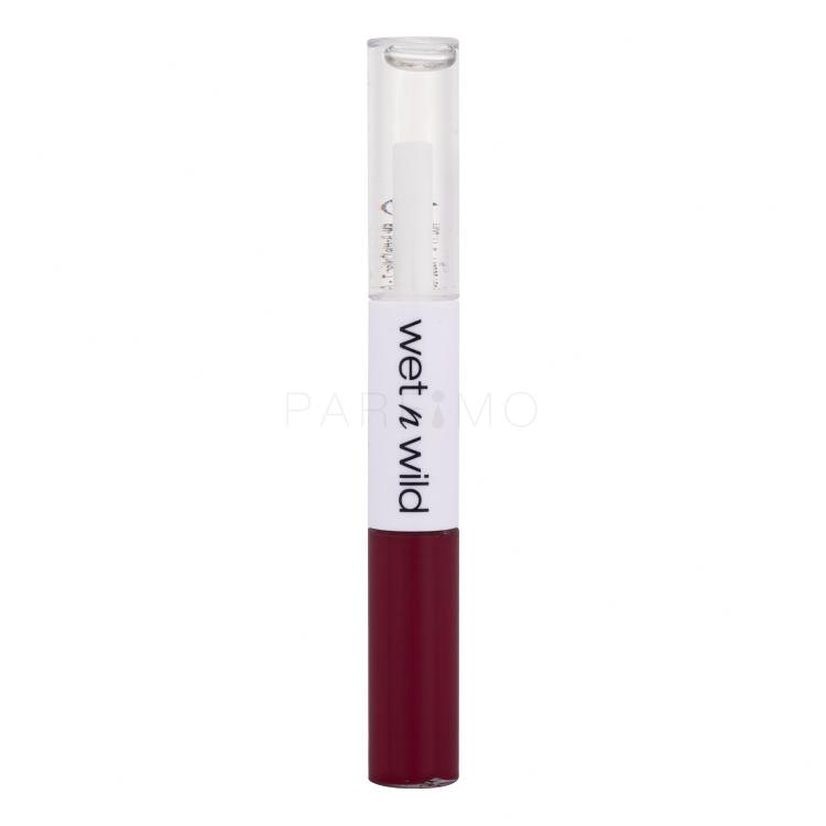 Wet n Wild MegaLast Lock &#039;N&#039; Shine Lip Color + Gloss Ruj de buze pentru femei 4 ml Nuanţă Big Pout Energy