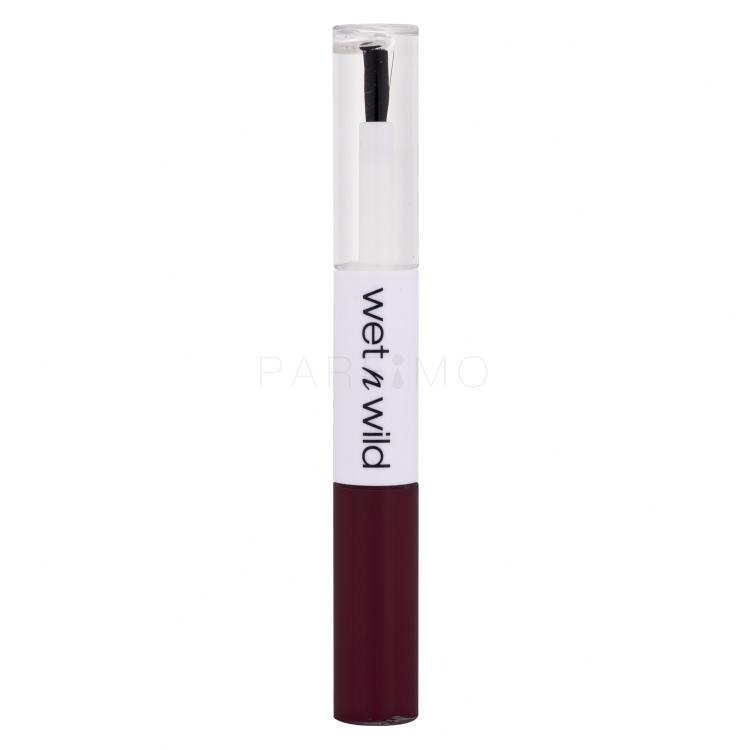 Wet n Wild MegaLast Lock &#039;N&#039; Shine Lip Color + Gloss Ruj de buze pentru femei 4 ml Nuanţă Dark Wisteria