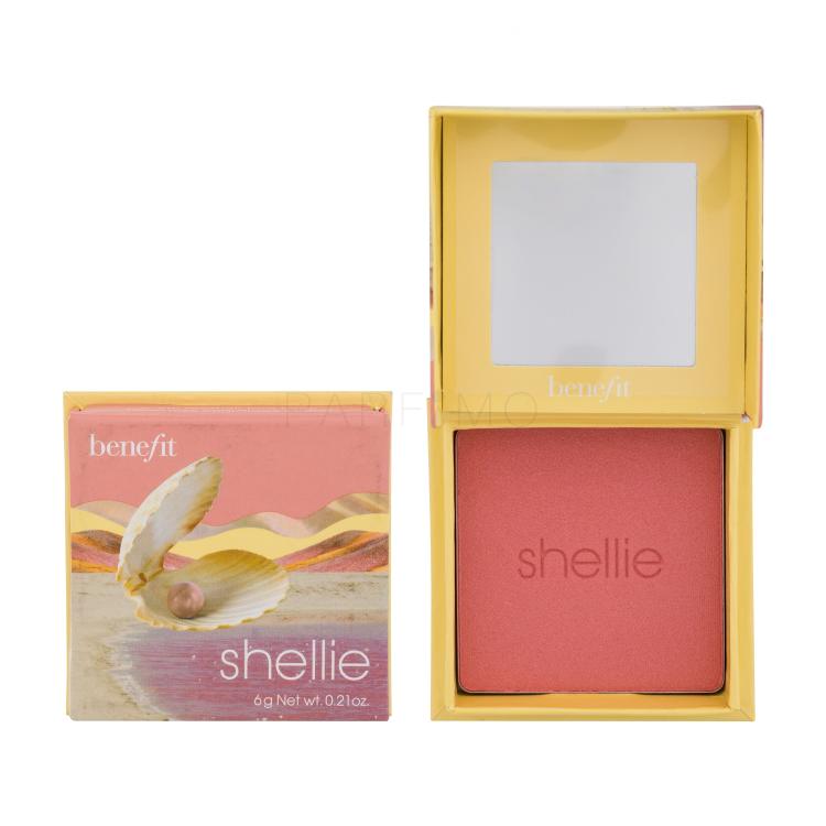 Benefit Shellie Blush Fard de obraz pentru femei 6 g Nuanţă Warm Seashell-Pink