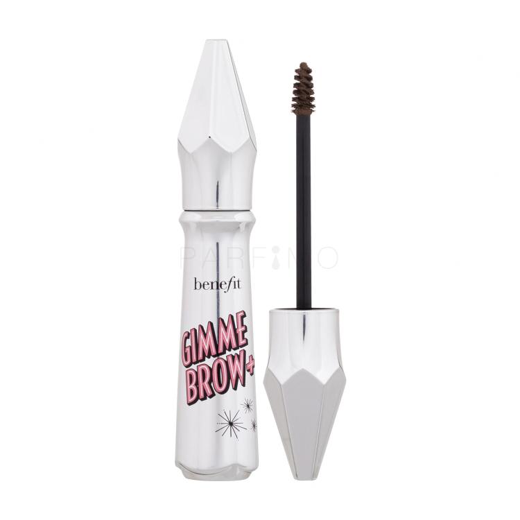 Benefit Gimme Brow+ Brow-Volumizing Gel și ceară pentru femei 3 g Nuanţă 3.75 Warm Medium Brown