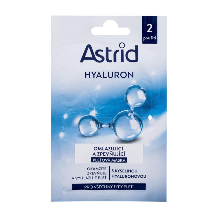 Astrid Hyaluron Rejuvenating And Firming Facial Mask Mască de față pentru femei 2x8 ml