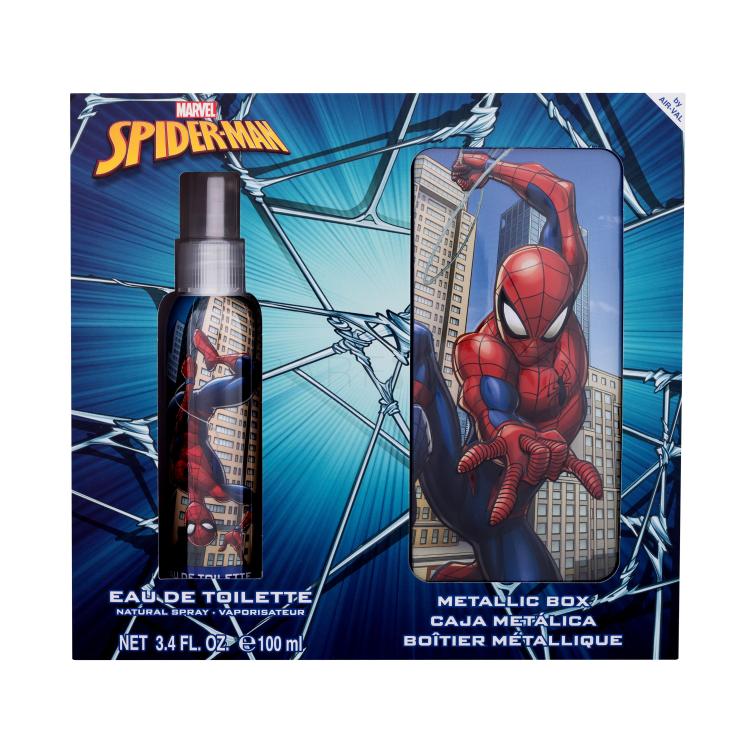 Marvel Spiderman Set Set cadou Apă de toaletă 100 ml + cutie metalică