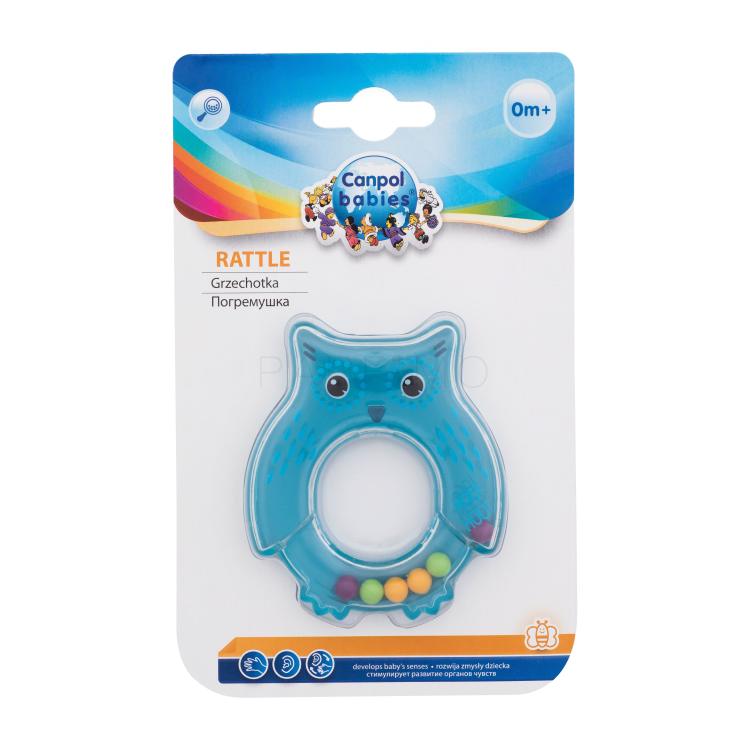 Canpol babies Rattle Owl Blue Jucarie zornaitoare pentru copii 1 buc