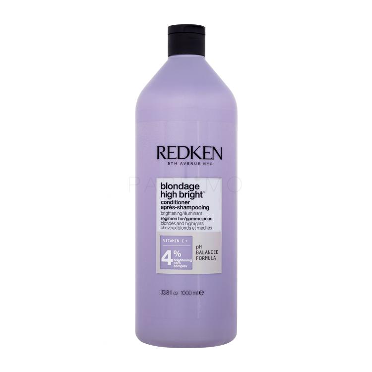 Redken Blondage High Bright Conditioner Balsam de păr pentru femei 1000 ml