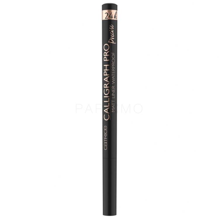 Catrice Calligraph Pro Presice Matt Liner Waterproof Tuș de ochi pentru femei 1,2 ml Nuanţă 010 Intense Black