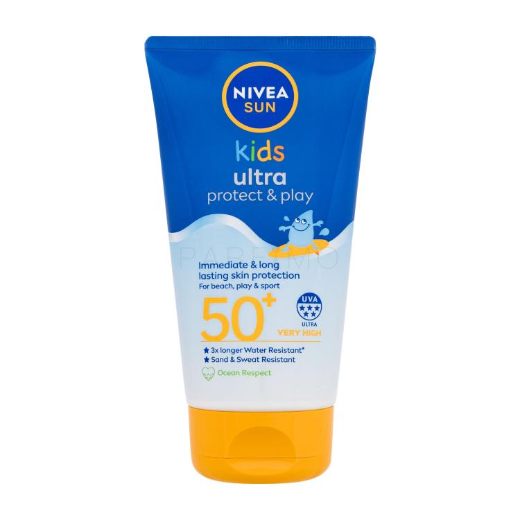 Nivea Sun Kids Ultra Protect &amp; Play SPF50+ Pentru corp pentru copii 150 ml