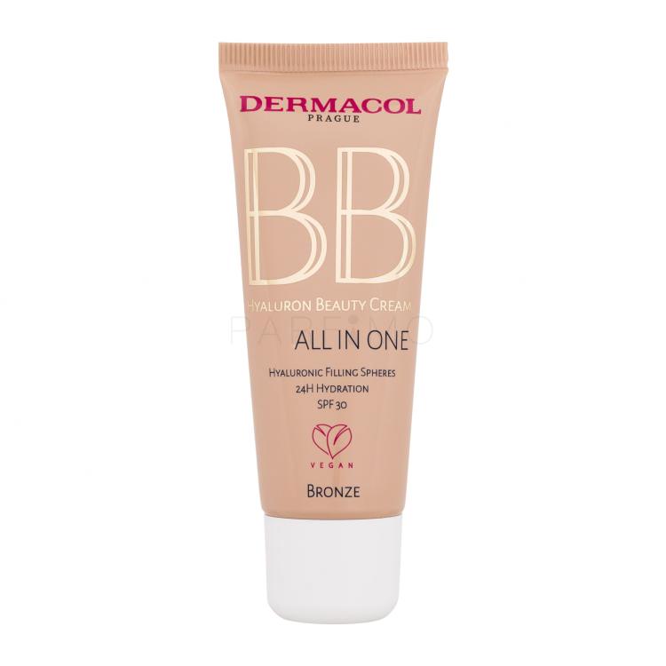 Dermacol BB Cream Hyaluron Beauty Cream All In One Cremă BB pentru femei 30 ml Nuanţă 02 Bronze