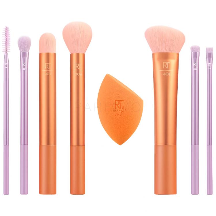 Real Techniques Brushes Level Up Brush + Sponge Set Pensule pentru femei Set