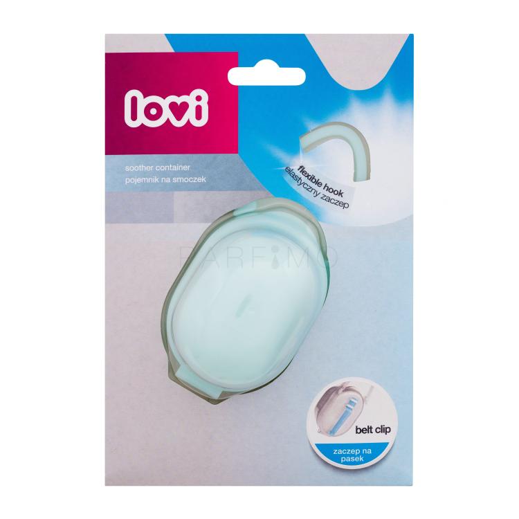 LOVI Soother Container Mint Cutie pentru suzetă pentru copii 1 buc