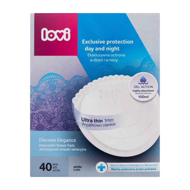 LOVI Discreet Elegance Disposable Breast Pads White Inserții pentru sutien pentru femei Set