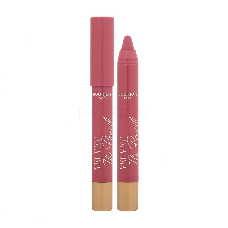 BOURJOIS Paris Velvet The Pencil Ruj de buze pentru femei 1,8 g Nuanţă 02 Amou-Rose