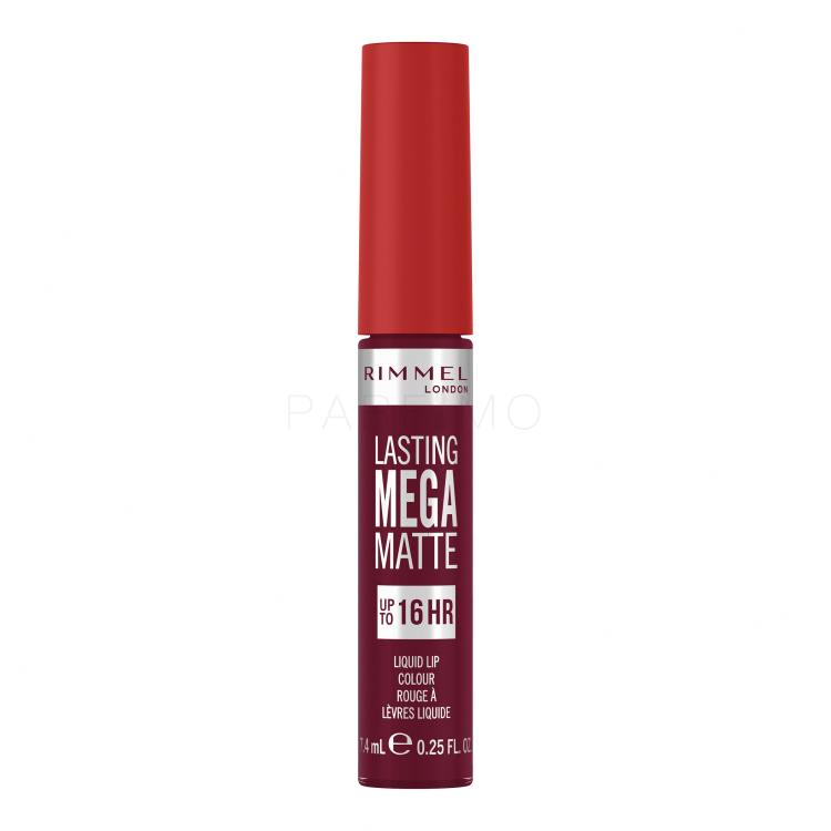 Rimmel London Lasting Mega Matte Liquid Lip Colour Ruj de buze pentru femei 7,4 ml Nuanţă Plum This Show