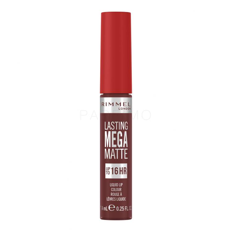 Rimmel London Lasting Mega Matte Liquid Lip Colour Ruj de buze pentru femei 7,4 ml Nuanţă Urban Affair