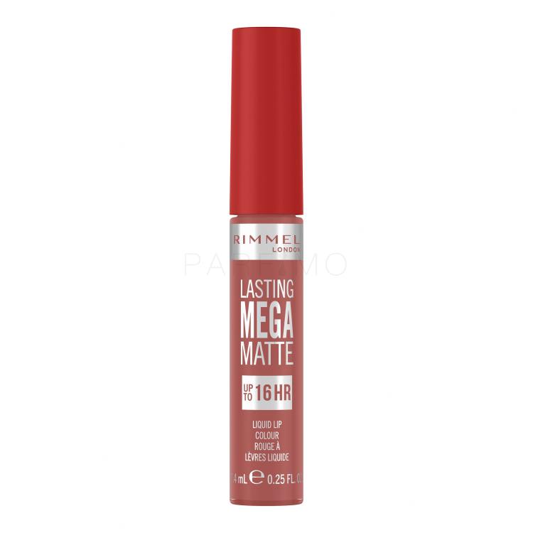 Rimmel London Lasting Mega Matte Liquid Lip Colour Ruj de buze pentru femei 7,4 ml Nuanţă Pink Blink