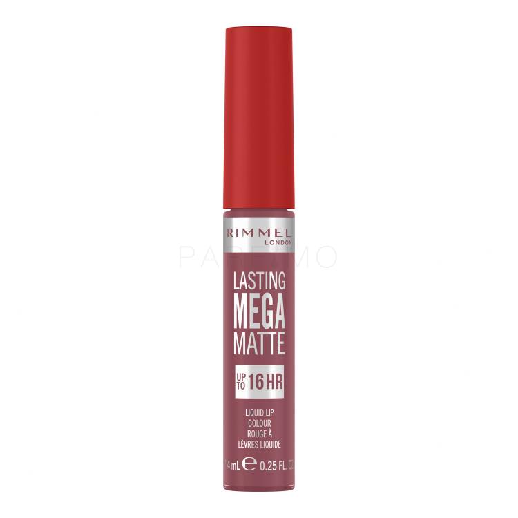 Rimmel London Lasting Mega Matte Liquid Lip Colour Ruj de buze pentru femei 7,4 ml Nuanţă Ravishing Rose