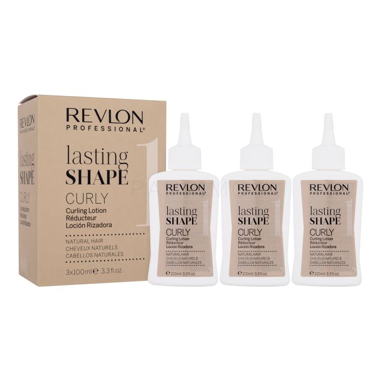 Revlon Professional Lasting Shape Curly Curling Lotion Natural Hair 1 Păr creț și ondulat pentru femei 3x100 ml