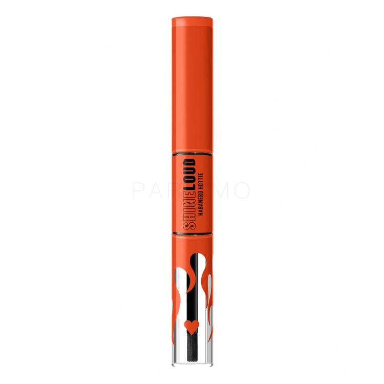 NYX Professional Makeup Shine Loud Ruj de buze pentru femei 3,4 ml Nuanţă 32 Habanero Hottie