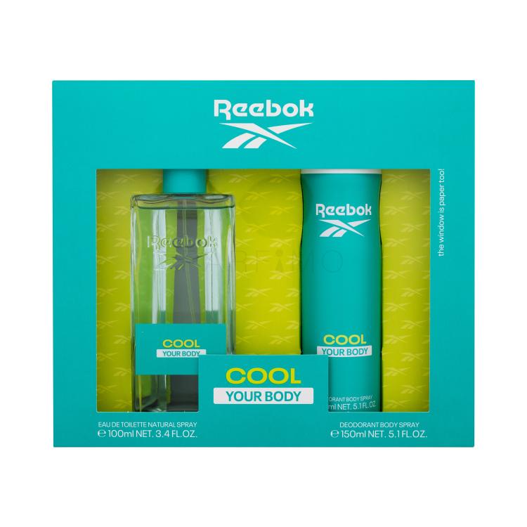 Reebok Cool Your Body Set cadou Apă de toaletă 100 ml + deodorant 150 ml