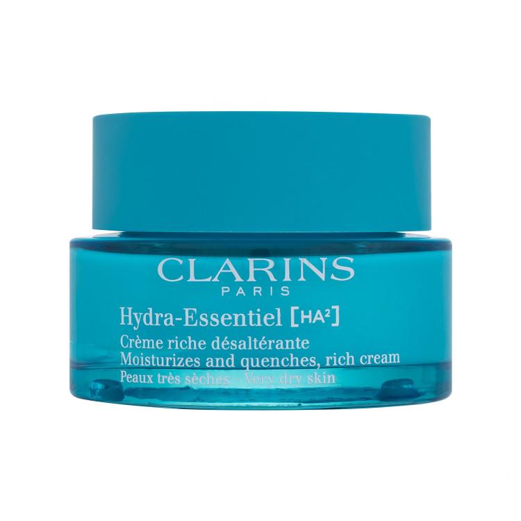 Clarins Hydra-Essentiel [HA²] Rich Cream Cremă de zi pentru femei 50 ml