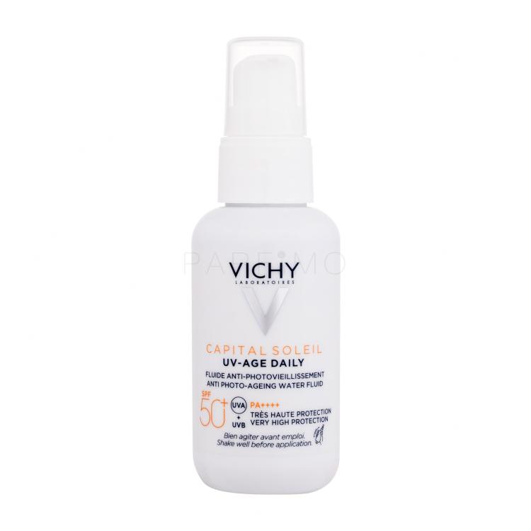 Vichy Capital Soleil UV-Age Daily Anti Photo-Ageing Water Fluid SPF50+ Pentru ten pentru femei 40 ml