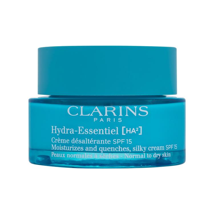 Clarins Hydra-Essentiel [HA²] Silky Cream SPF15 Cremă de zi pentru femei 50 ml