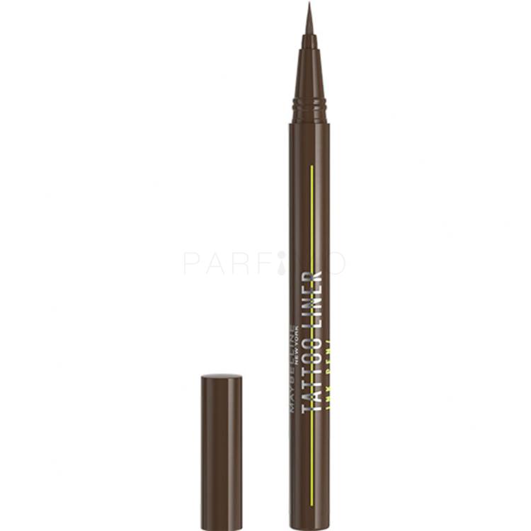 Maybelline Tattoo Liner Ink Pen Tuș de ochi pentru femei 1 ml Nuanţă Brown