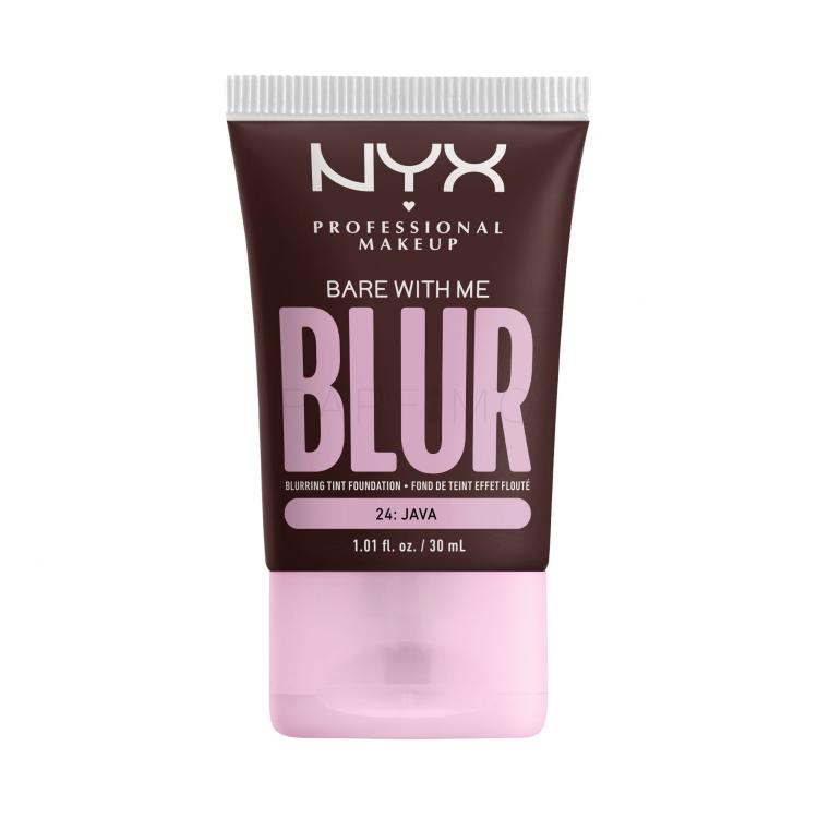 NYX Professional Makeup Bare With Me Blur Tint Foundation Fond de ten pentru femei 30 ml Nuanţă 24 Java