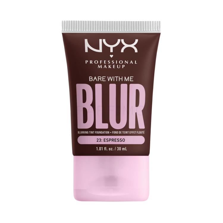 NYX Professional Makeup Bare With Me Blur Tint Foundation Fond de ten pentru femei 30 ml Nuanţă 23 Espresso