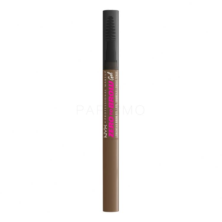 NYX Professional Makeup Zero To Brow Gel și ceară pentru femei 2 ml Nuanţă 02 Ash Blonde