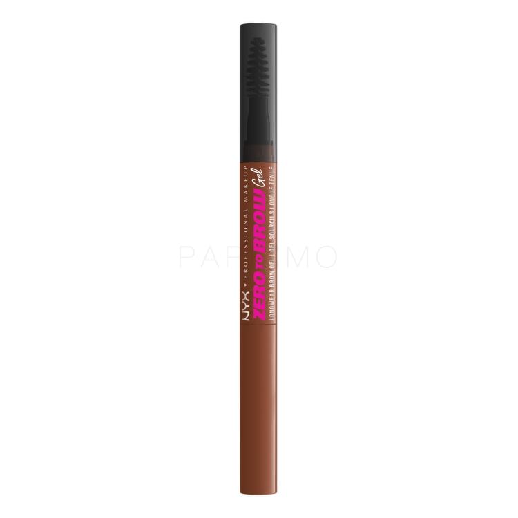 NYX Professional Makeup Zero To Brow Gel și ceară pentru femei 2 ml Nuanţă 04 Auburn