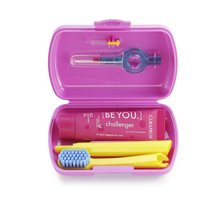 Curaprox Travel Set Pink Periuțe de dinți Set