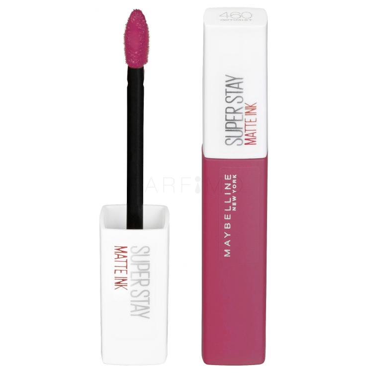 Maybelline Superstay Matte Ink Liquid Ruj de buze pentru femei 5 ml Nuanţă 460 Optimist