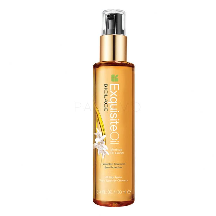 Biolage ExquisiteOil Moringa Oil Blend Protective Treatment Ulei de păr pentru femei 100 ml