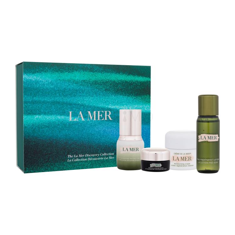 La Mer The La Mer Discovery Collection Set cadou Lotiune faciala The Treatment Lotion 30 ml + crema de ochi The Eye Concentrate 5 ml + emulsie faciala The Hydrating Infused Emulsion 15 ml + crema de zi Creme De La Mer The Moisturizing Cream 15 ml