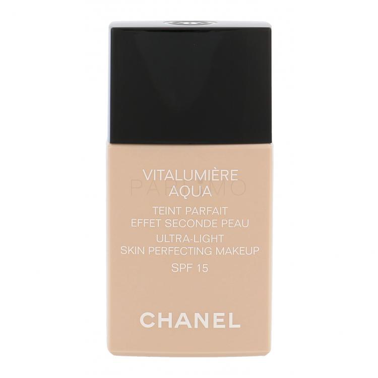 Chanel Vitalumière Aqua SPF15 Fond de ten pentru femei 30 ml Odstín 22 Beige Rosé