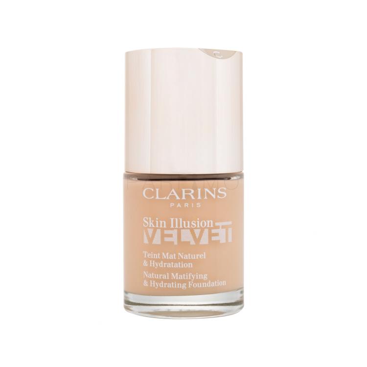 Clarins Skin Illusion Velvet Fond de ten pentru femei 30 ml Nuanţă 105.5W